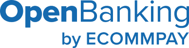 Logo of Open Banking payment system in Europe developed by Ecommpay 